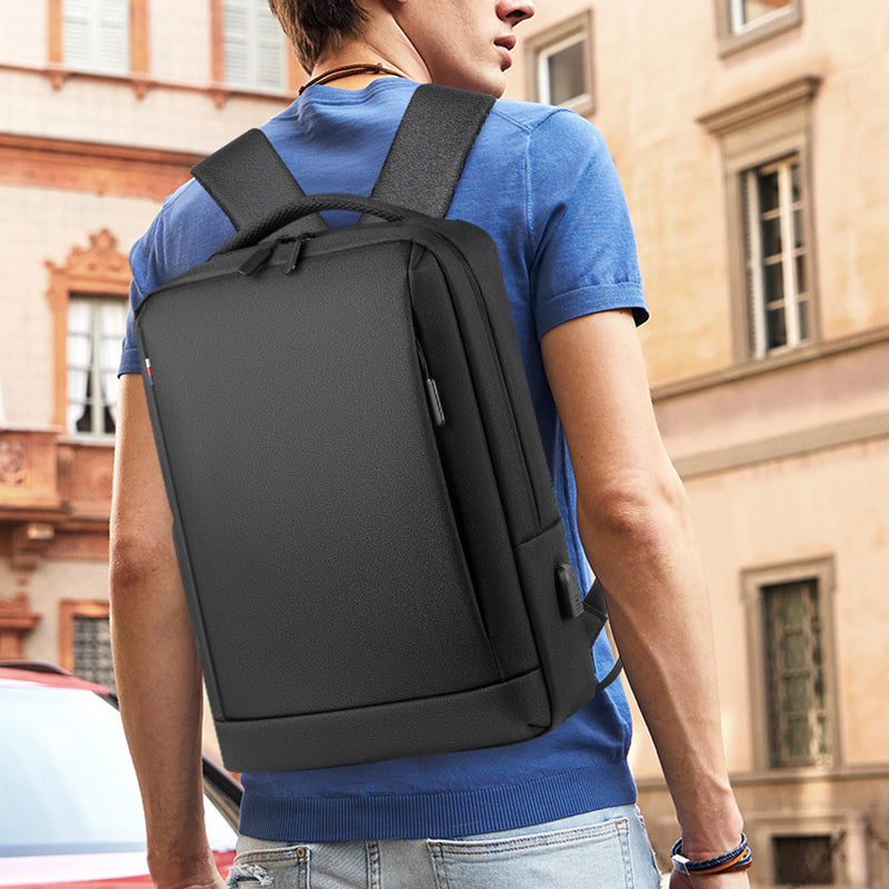 Backpacks For Men USB Charging Waterproof Oxford Cloth Bag For Laptop