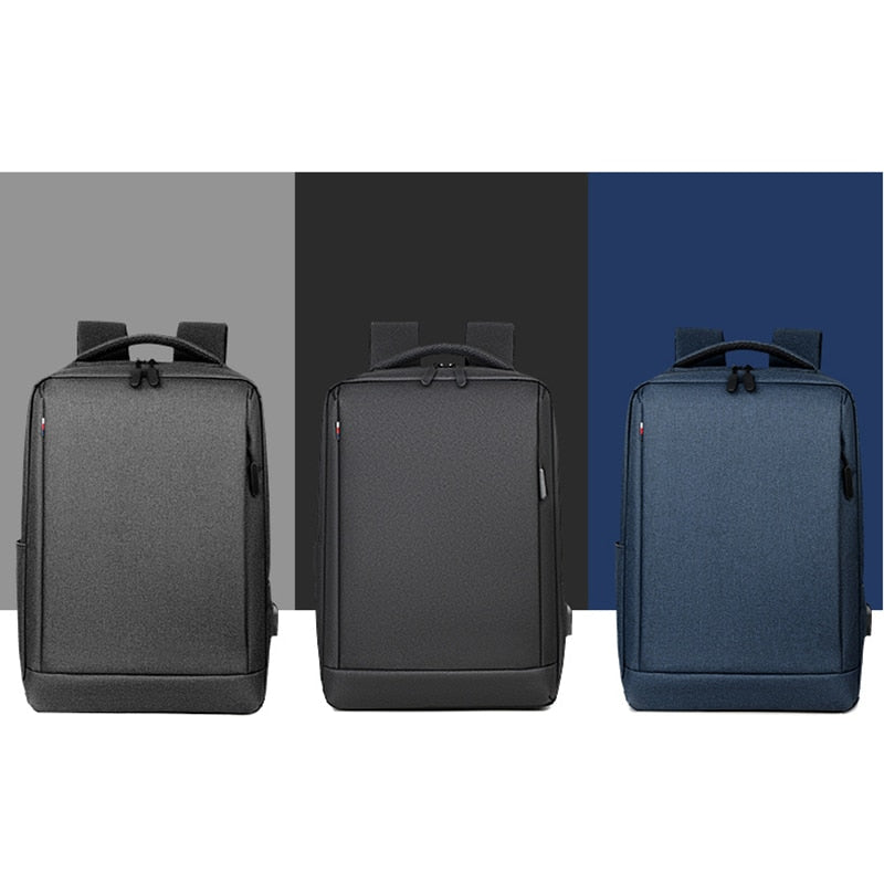 Backpacks For Men USB Charging Waterproof Oxford Cloth Bag For Laptop