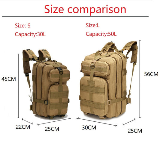 1000D Nylon Hiking Backpack Outdoor Military Rucksack
