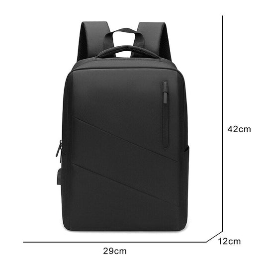 Oxford Business Backpack with USB Charging Port – Unisex, Sleek, and Functional
