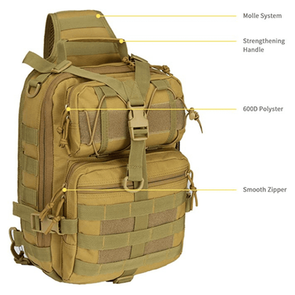 Tactical 15L Military Sling Backpack – Versatile, Durable, and Ready for Any Adventure