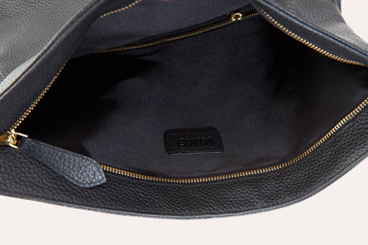 Genuine Pebble Leather Backpack – Fold N Go Timeless Elegance Meets Practical Functionality