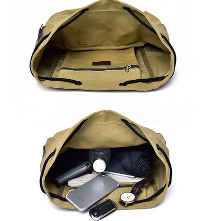 Influx street canvas backpack unisex backpack retro leisure travel bag