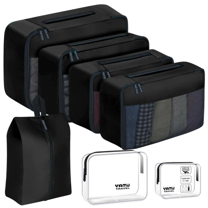 7-Piece Travel Packing Cubes Set