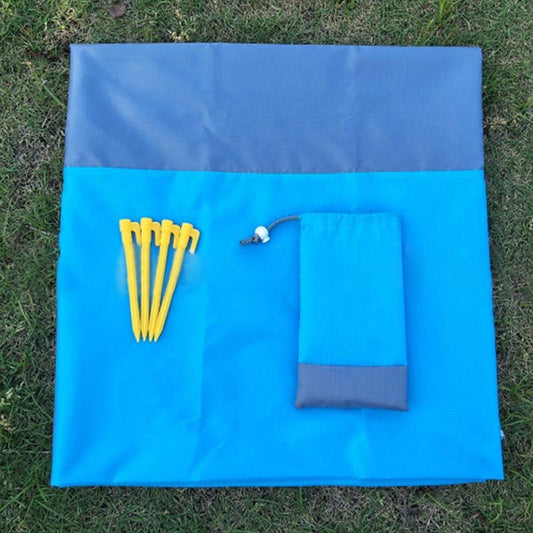 Waterproof Sand-Free Beach Blanket – Lightweight Quick-Dry Family-Size Outdoor Mat with Carry Bag & Clips