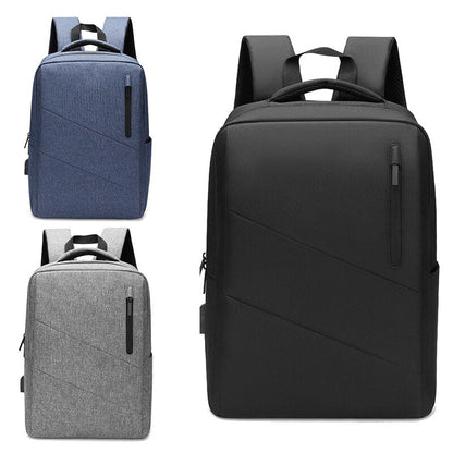 Oxford Business Backpack with USB Charging Port – Unisex, Sleek, and Functional