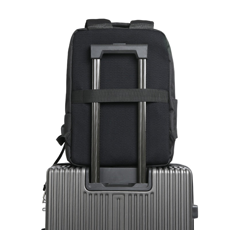 Backpacks For Men USB Charging Waterproof Oxford Cloth Bag For Laptop