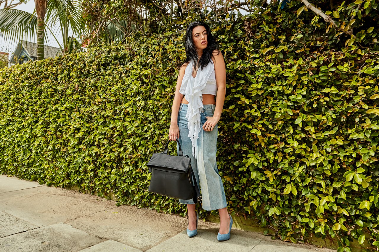 Genuine Pebble Leather Backpack – Fold N Go Timeless Elegance Meets Practical Functionality