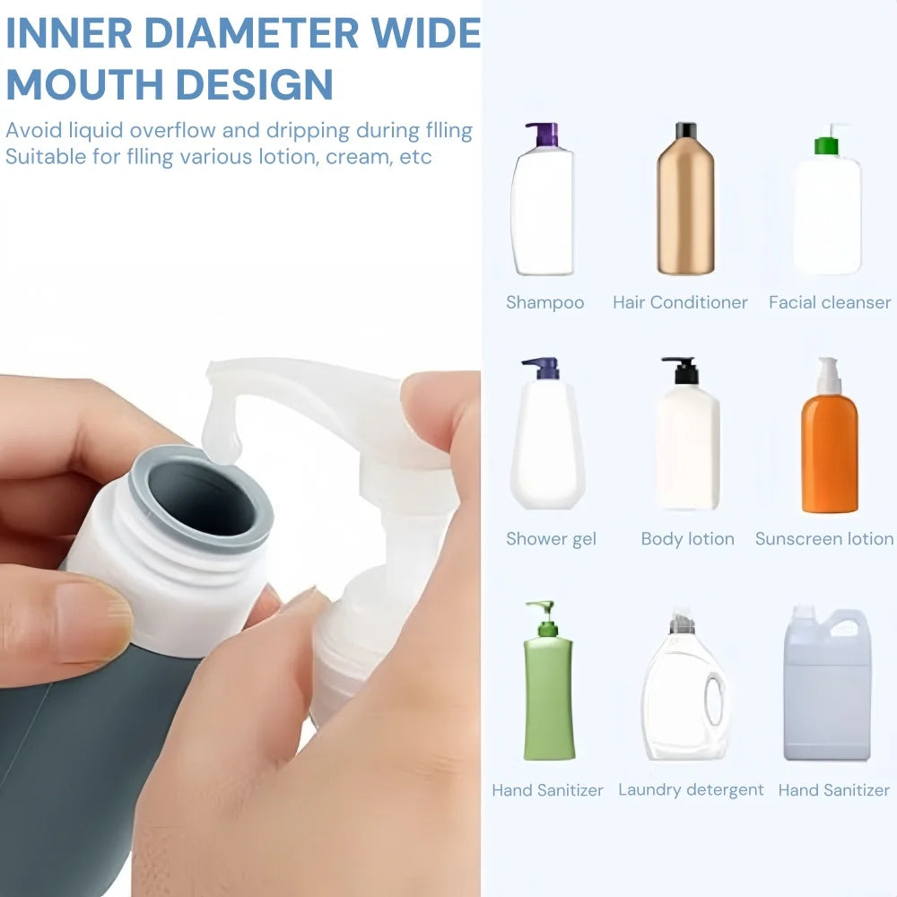 4 Pack Leak Proof Travel Bottling Bottle Set Made of Silicone -