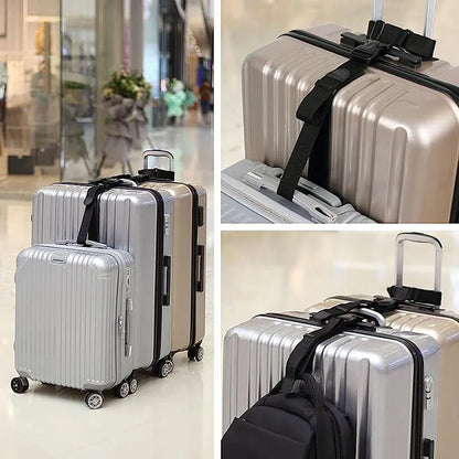 Travel Luggage Strap Suitcase Belts Elastic Telescopic Travel Bag Belt