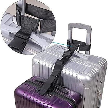 Travel Luggage Strap Suitcase Belts Elastic Telescopic Travel Bag Belt