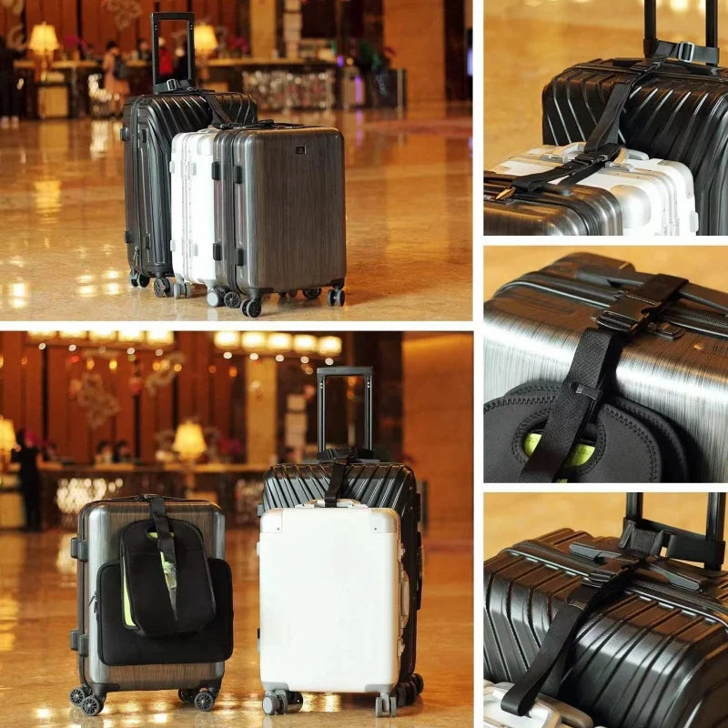 Travel Luggage Strap Suitcase Belts Elastic Telescopic Travel Bag Belt