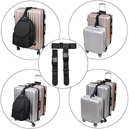 Travel Luggage Strap Suitcase Belts Elastic Telescopic Travel Bag Belt