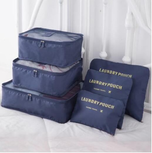 6-Piece Packing Cubes Set - Complete Travel Organization System