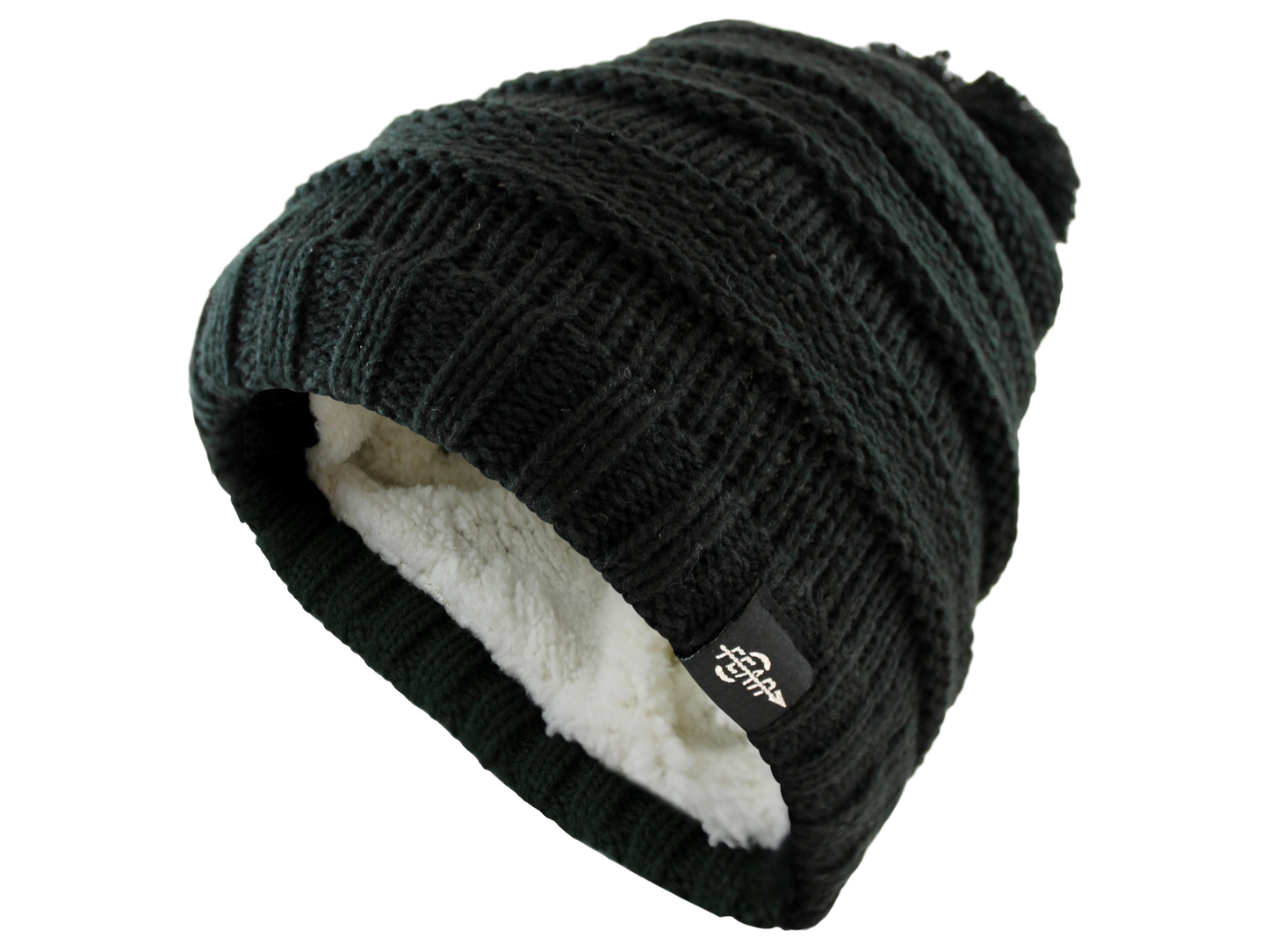 Knit Plush Insulated Beanie - Warmth & Comfort for Cold Weather Travel
