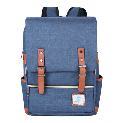 "Unleash Timeless Elegance: Introducing the ZELA Vintage Laptop Backpack – Where Style Meets Functionality!"
