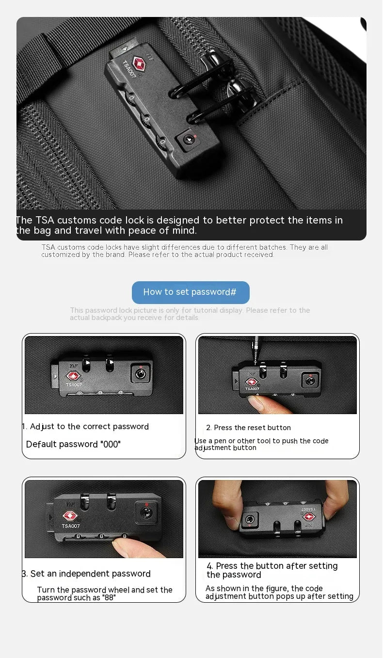 Expandable Business Travel Backpack