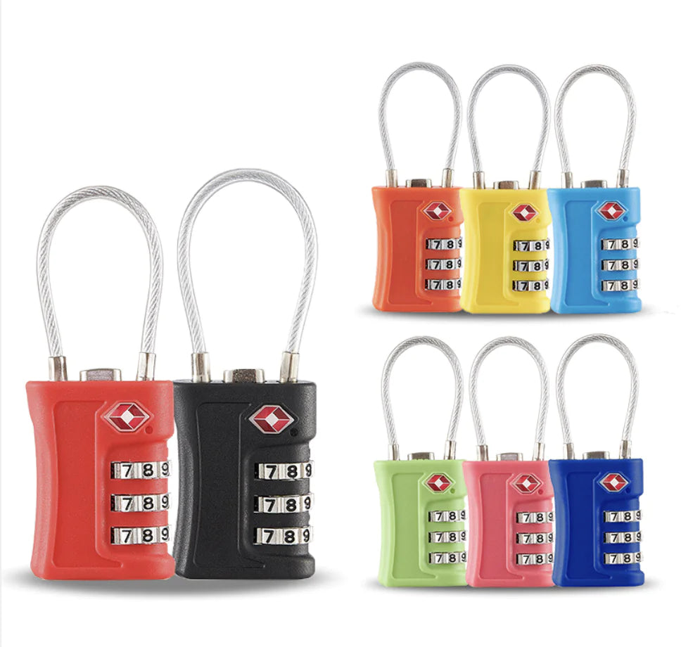 TSA-Approved Combination Luggage Lock - Keyless Security Lock