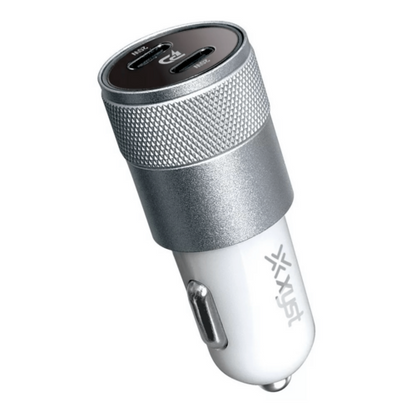 XYST 40W Dual USB-C Car Charger – Fast Charge PD Car Adapter for Phones & Tablets