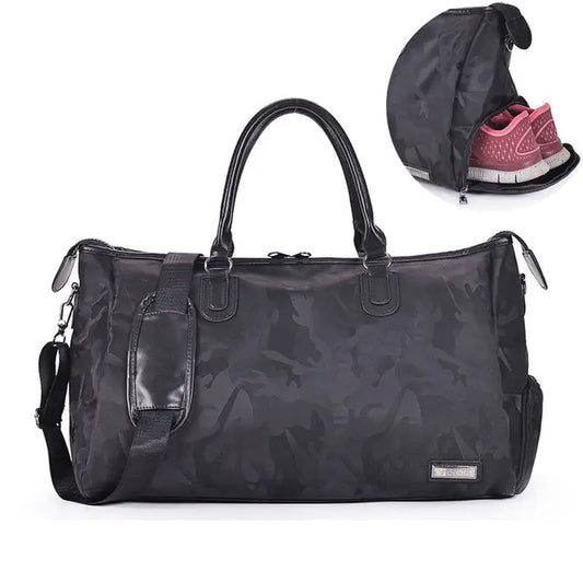 TRAVEL LUGGAGE BAG - STYLISH WEEKENDER DUFFEL FOR SHORT TRIPS