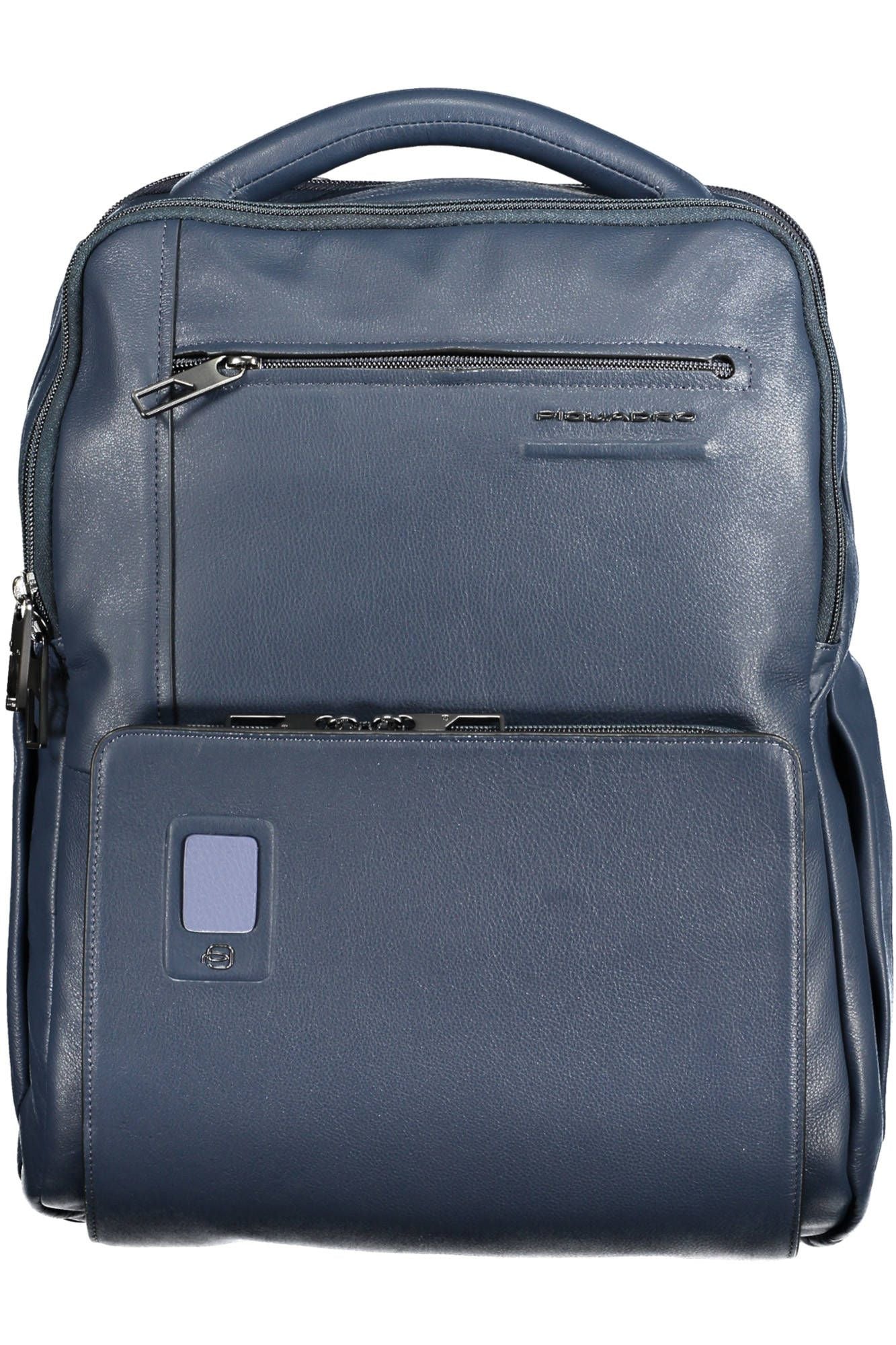 Piquadro Blue Leather Backpack