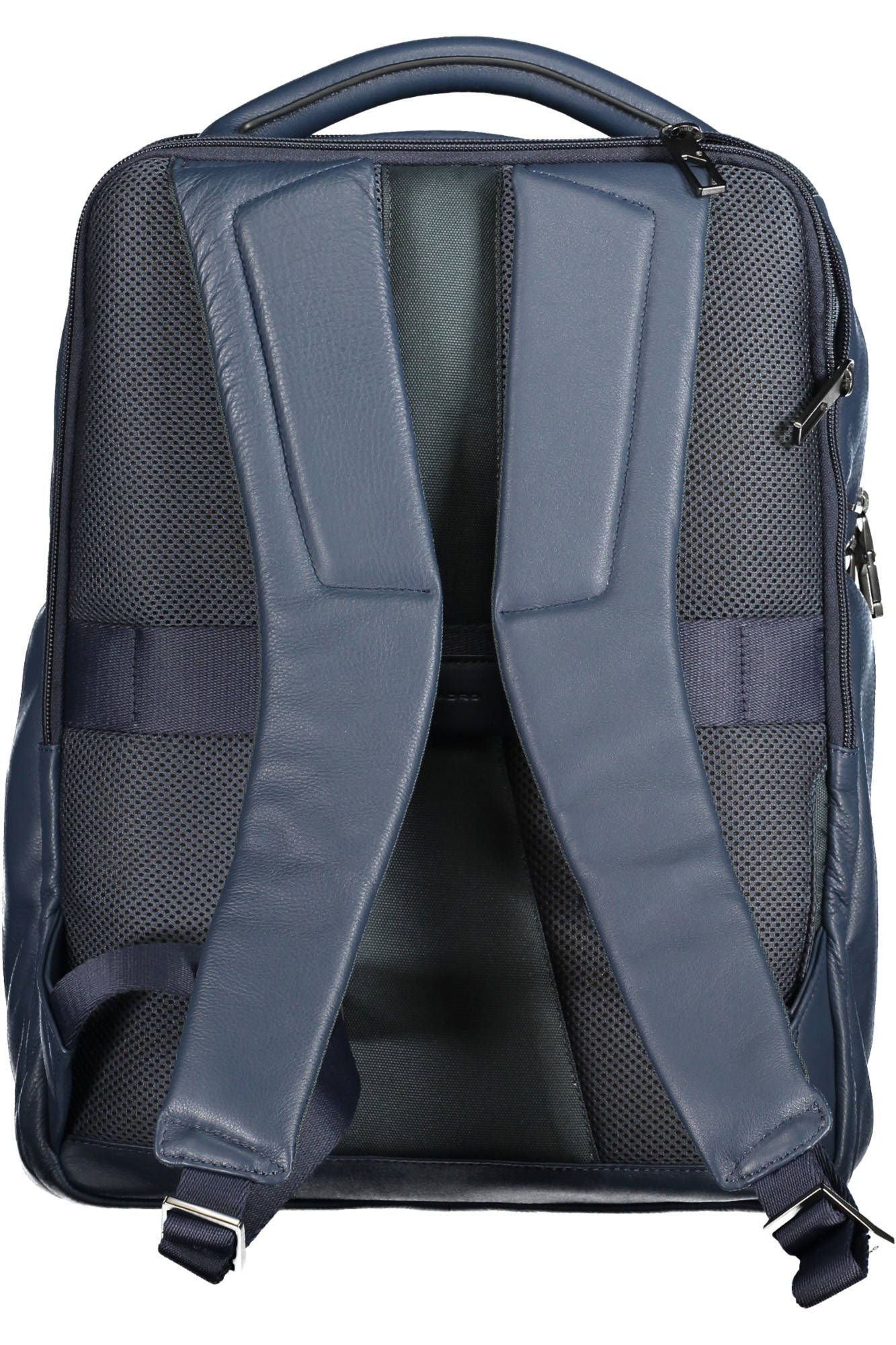 Piquadro Blue Leather Backpack